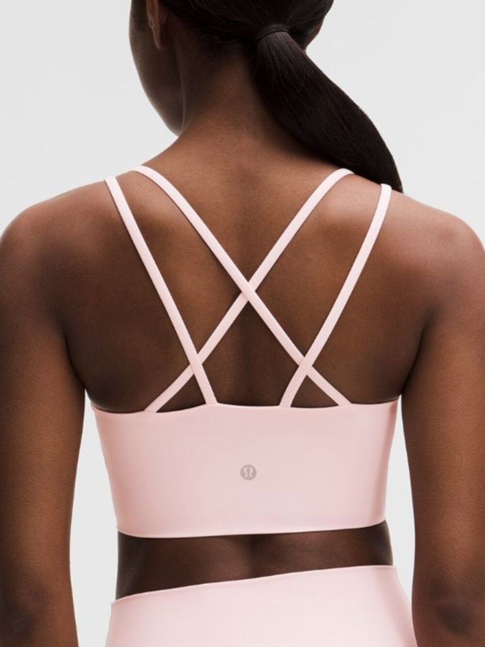 Lululemon Like a Cloud Longline Pink Light Support Bra Size: M